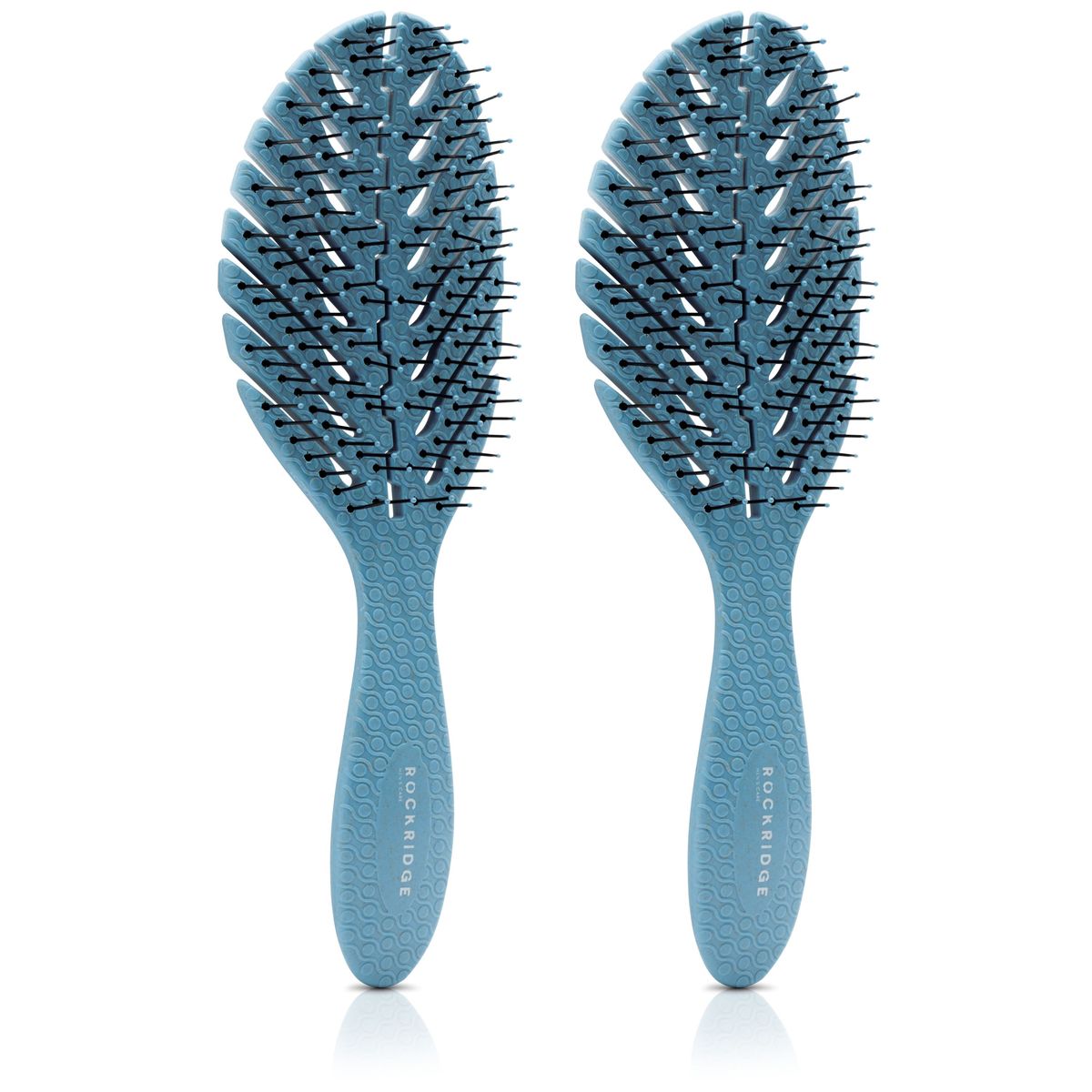 Photos - Comb Rockridge Rockridge™ Biodegradable Eco Hairbrush  - Blue VSN-AC864-2X(2-Pack)