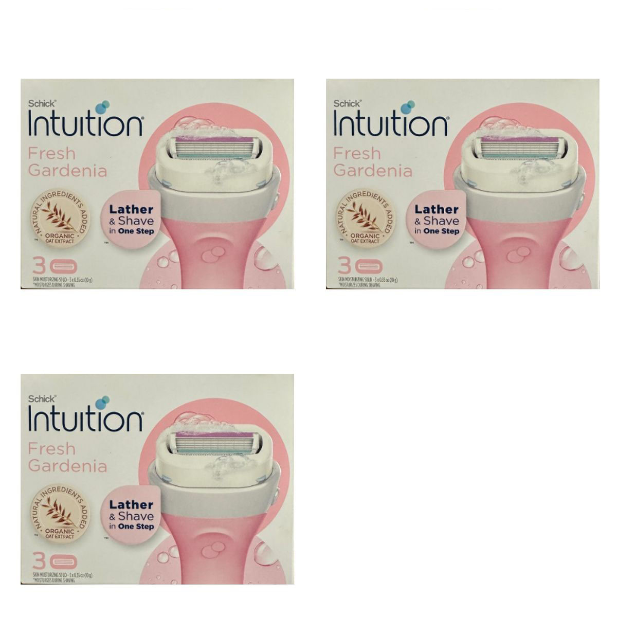 Photos - Razor / Razor Blade Schick Schick® Intuition Refill Blade Cartridge, 3 ct.  - Intuitio(3-Pack)