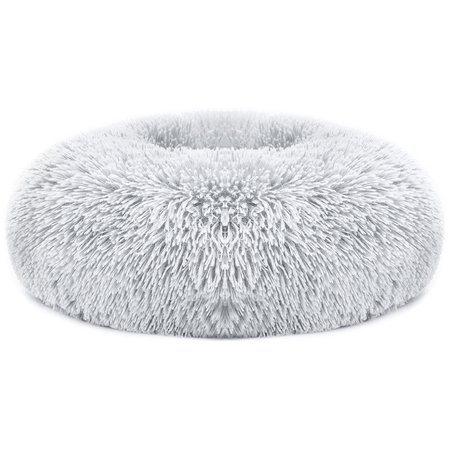 Photos - Bed & Furniture PetLuv PetLuv™ Soft Fleece Pet Bed - Gray Large HGPETCALMINGBEDGPCT(GRAYL)