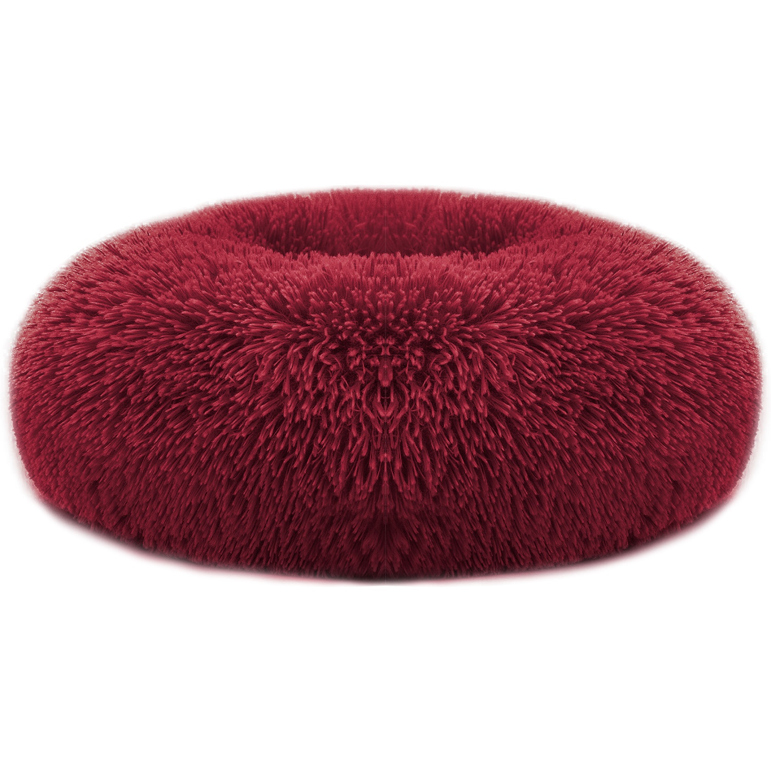 Photos - Dog Bed / Basket PetLuv PetLuv™ Soft Fleece Pet Bed - Red Large HGPETCALMINGBEDGPCT21(REDL)