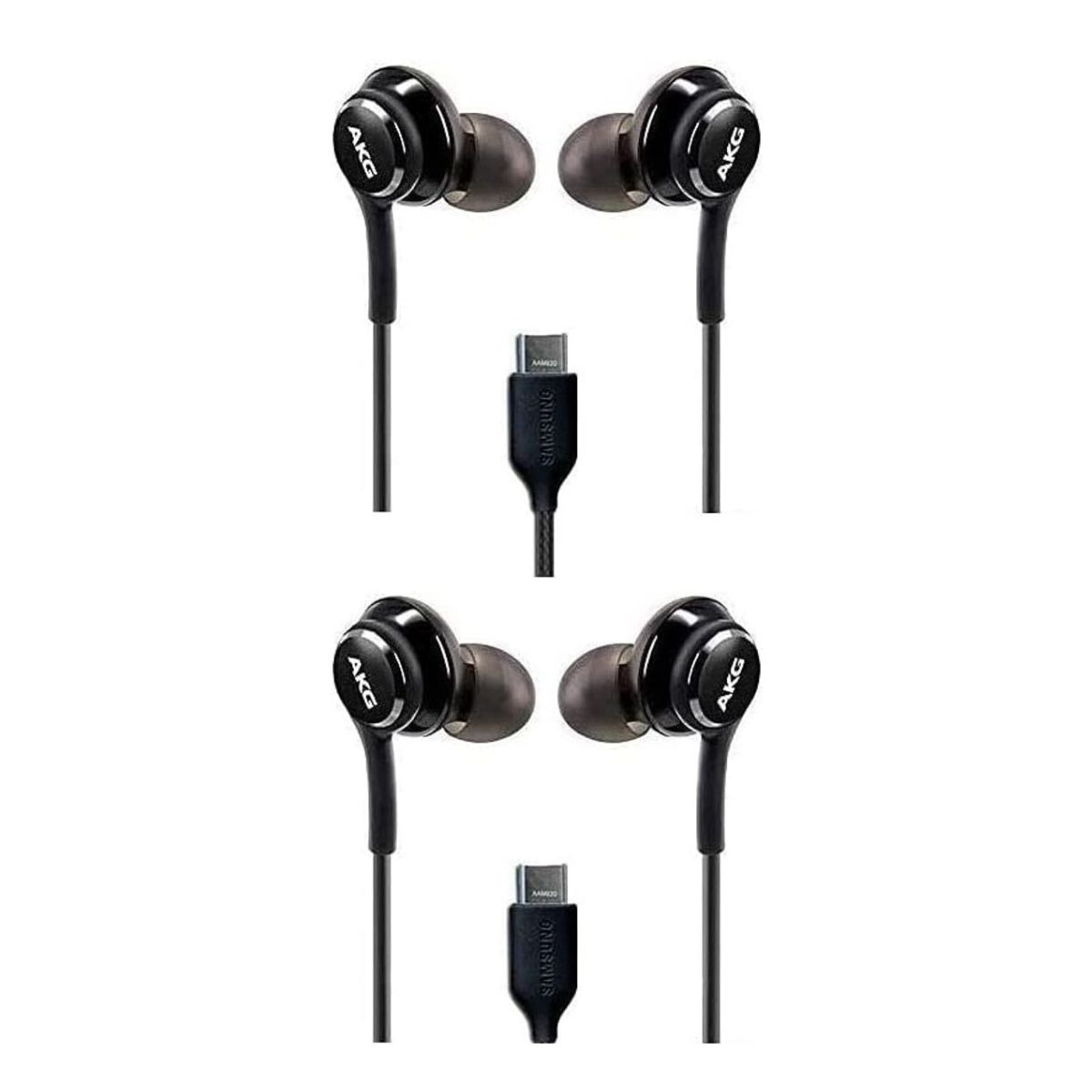 Photos - Headphones Samsung ® Wired Earphones with Mic - Tuned by AKG  - 2 (2 or 3-Pack)
