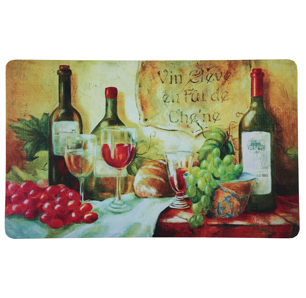 Anti-Fatigue Cushioned Kitchen Mat (2-Pack) - Wine Table