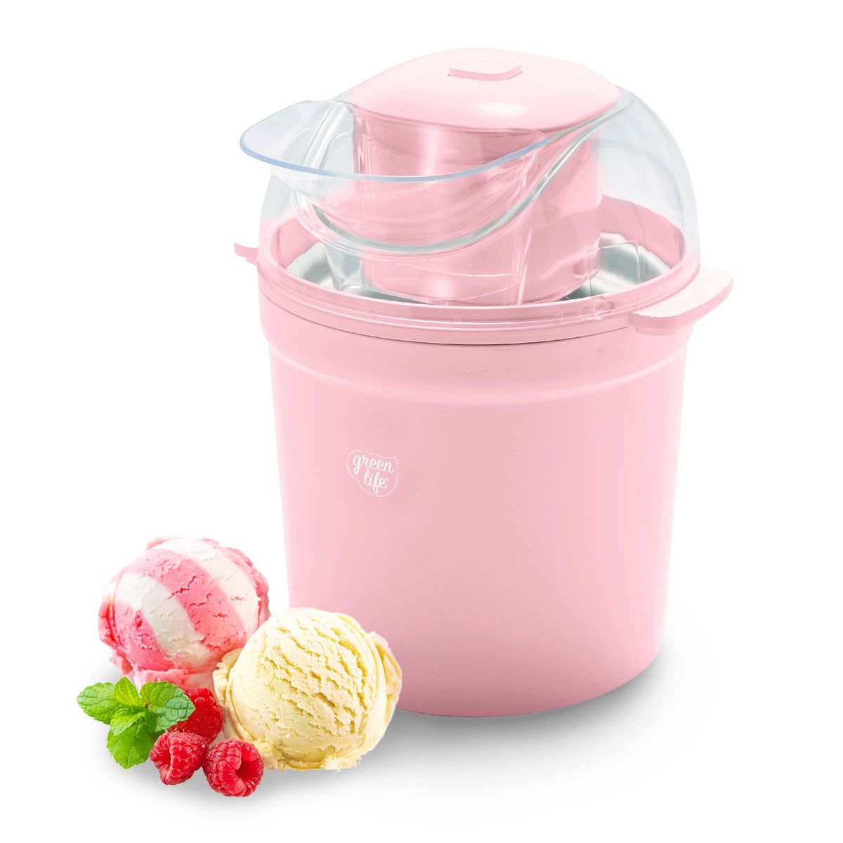 Photos - Yoghurt / Ice Cream Maker GreenLife Greenlife™ Scoop Express Ice Cream Maker - Pink CC005073-E