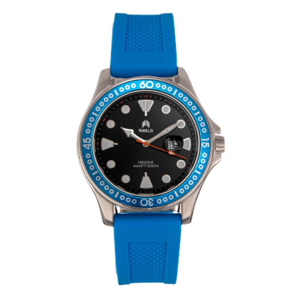 Photos - Wrist Watch Shield ® Freedive Strap Watch with Date - Light Blue SLDSH115-5 