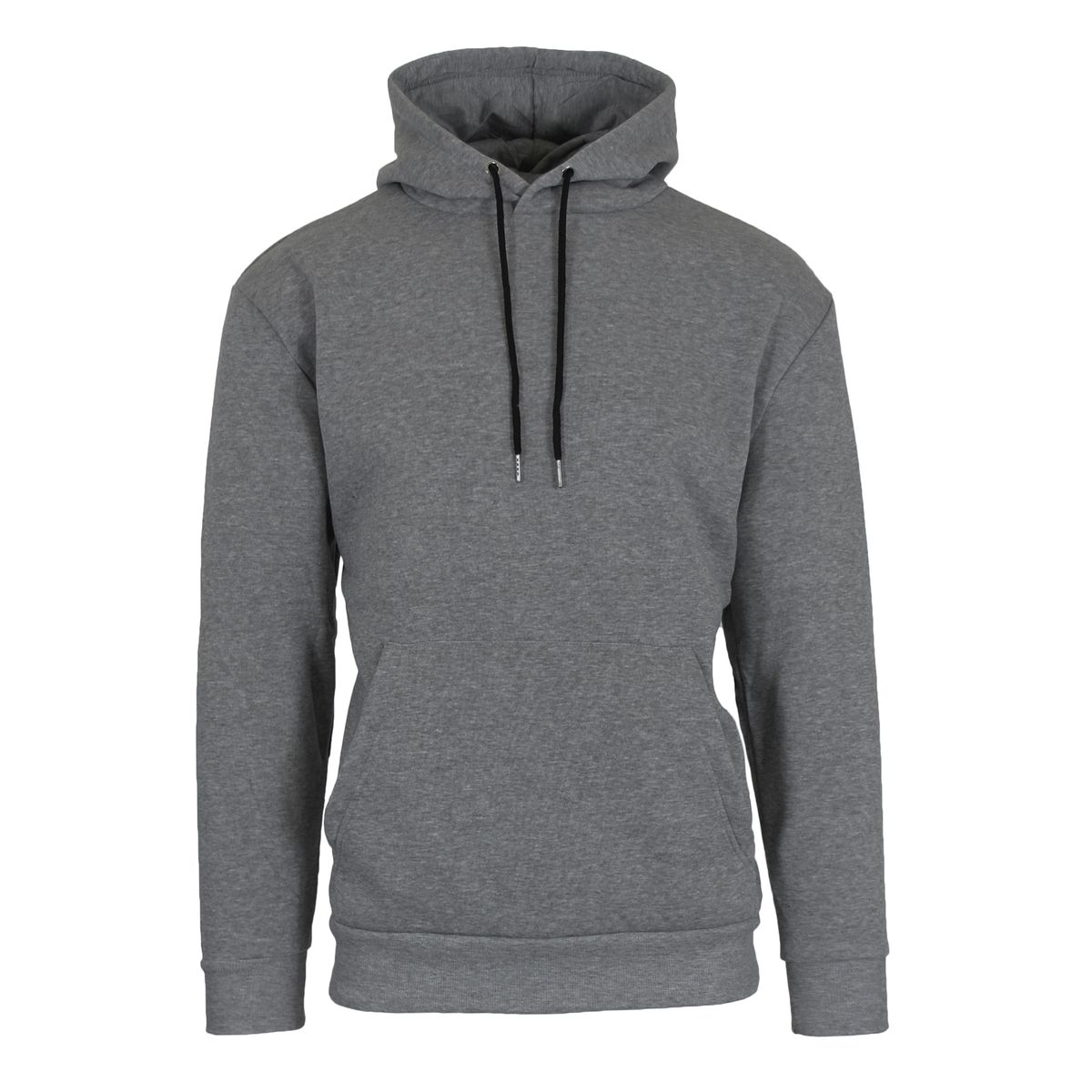 Men's Heavyweight Fleece-Lined Pullover Hoodie - Large - Charcoal