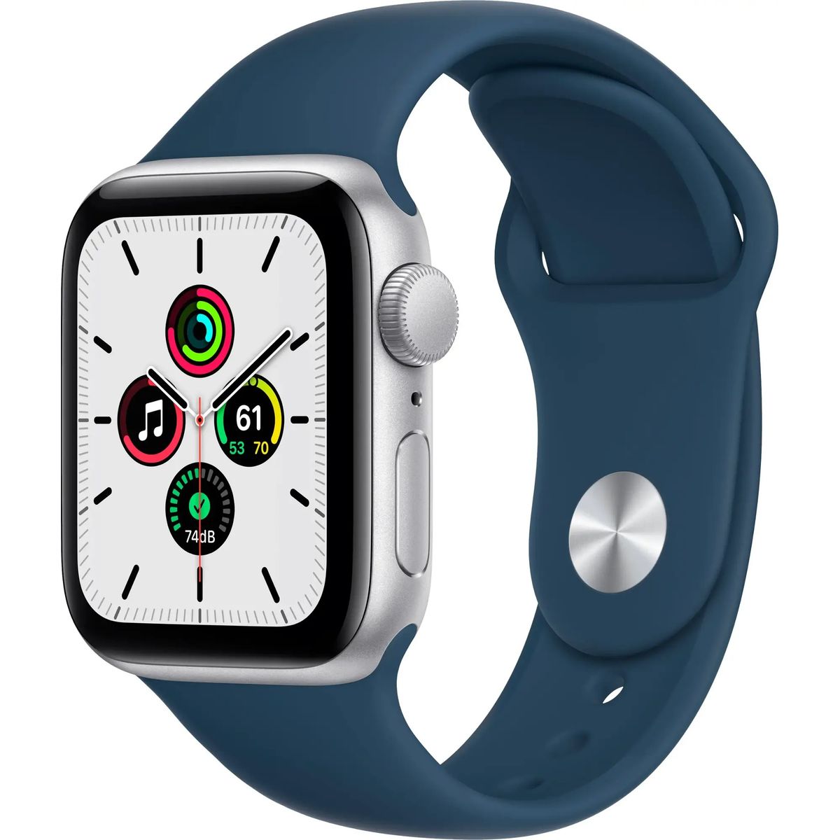 Apple Watch Series SE 1 (2020,  GPS+LTE) - Abyss Blue Sport Band - Silver