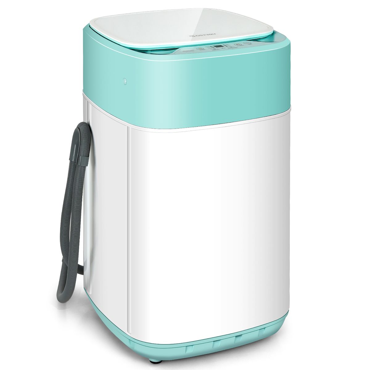 Photos - Washing Machine Goplus 8-Pound Portable Fully Automatic  with Drain Pump -  GN EP24898GN 