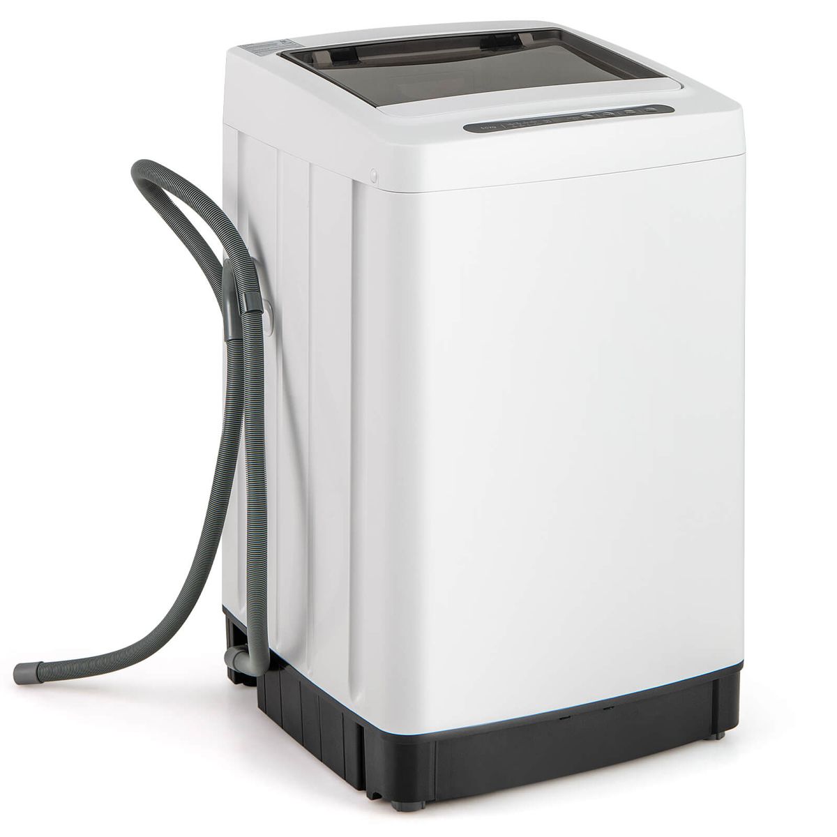 Photos - Washing Machine Costway 11lbs Portable Automatic  - -White HCST05619 