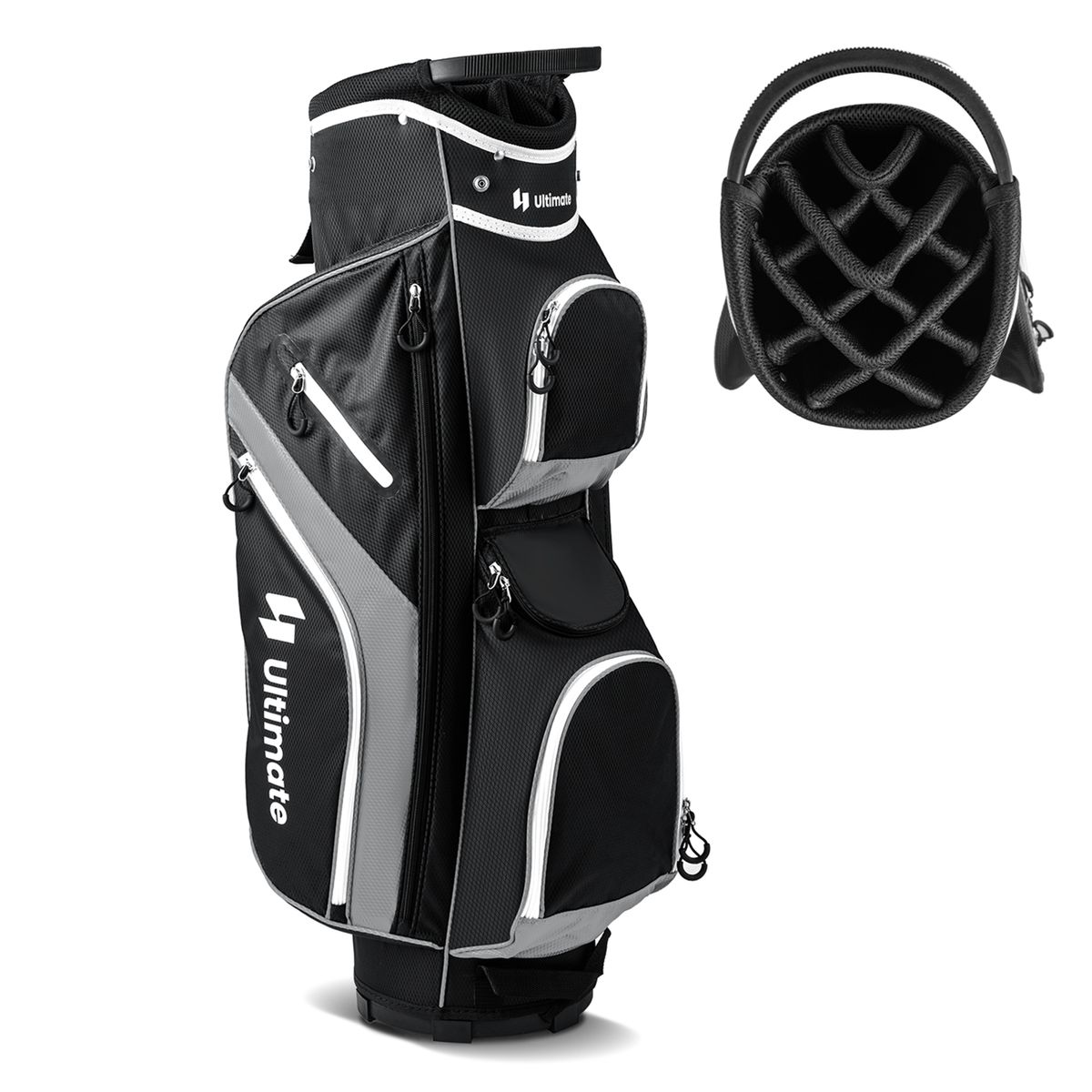 Golf Cart Bag with 14 Way Top Dividers - Golf Cart Bag -hs