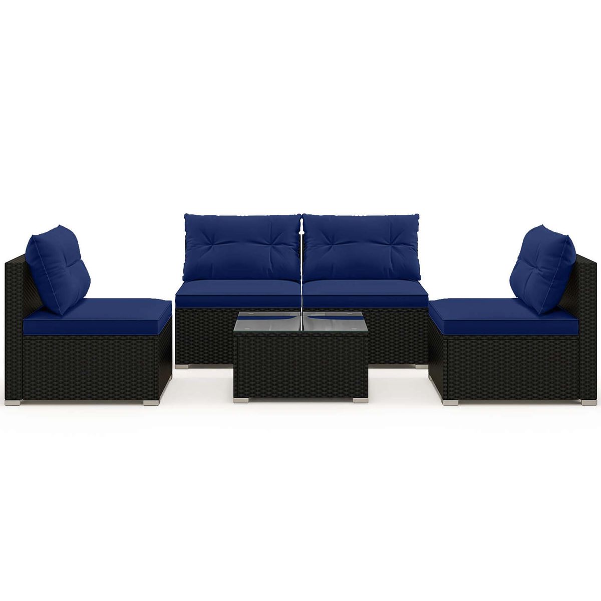 Photos - Garden Furniture Costway 5-Piece Outdoor Furniture Set - Furniture Set BL HCST04835 