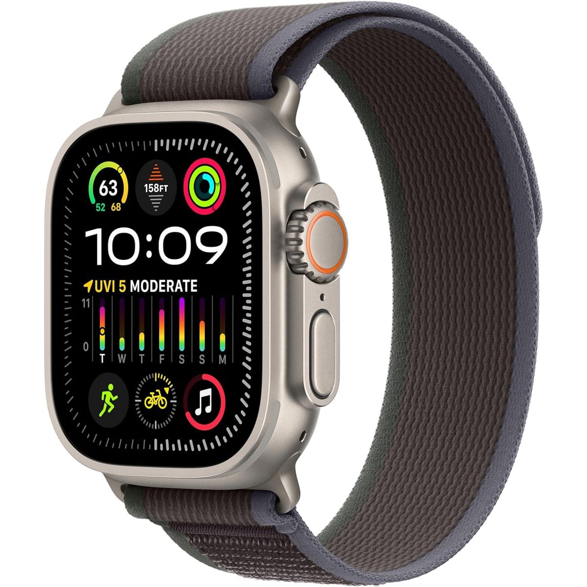 Apple Watch Ultra 2  (2023, 49MM, GPS+LTE) - Blue/Black Trail Loop