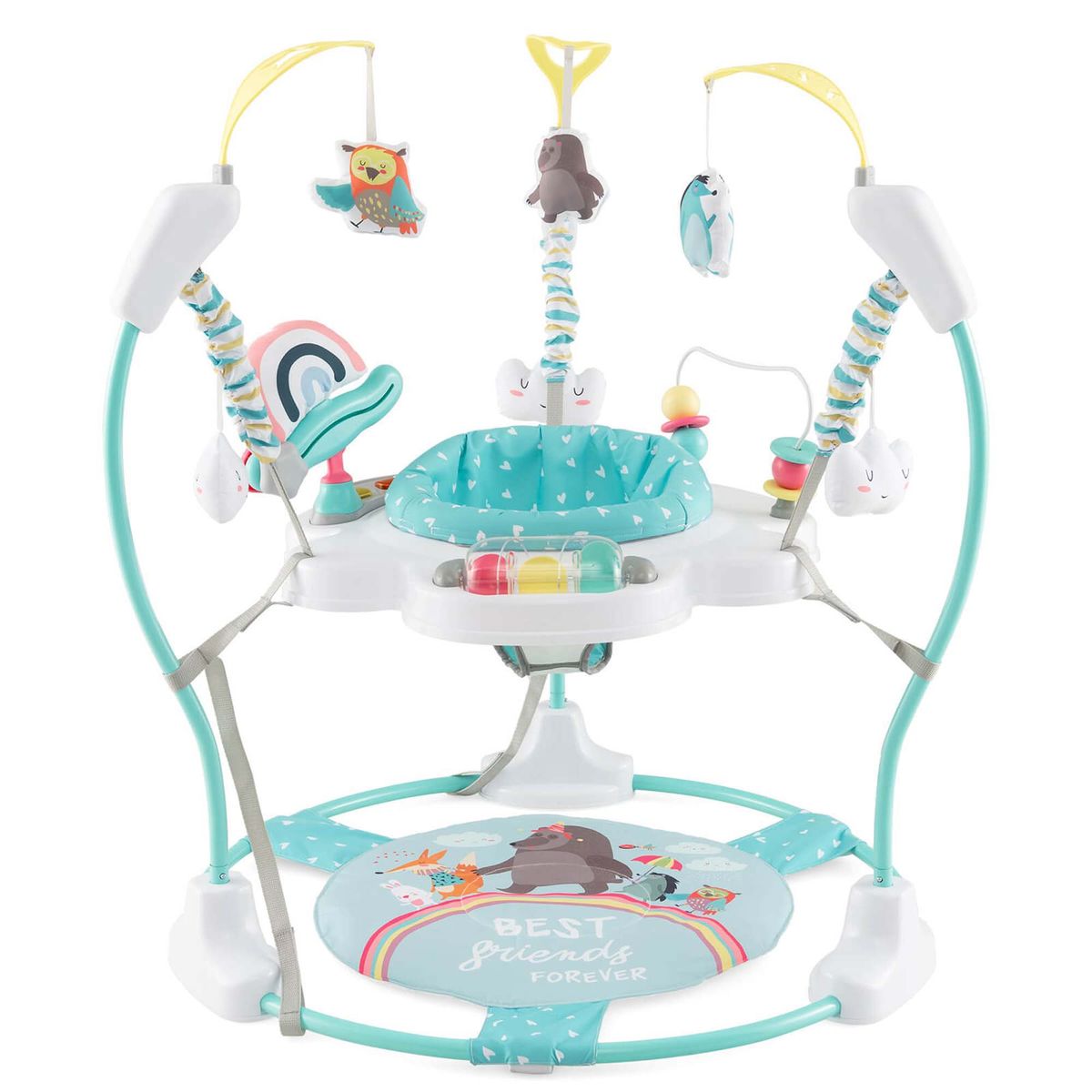 Baby's Adjustable 360° Stationary Activity Center - Blue