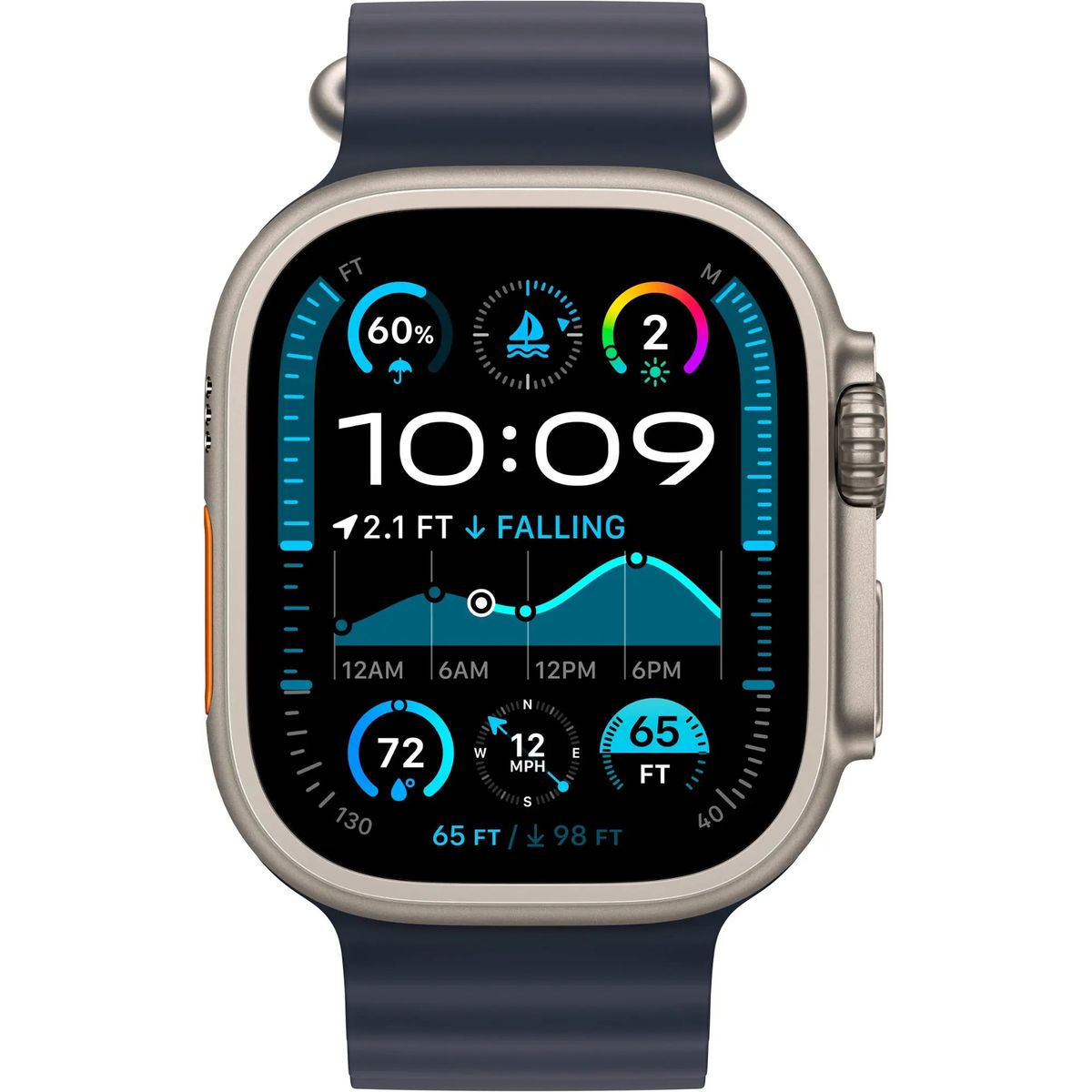 Apple Watch Ultra 2 (2023, GPS+LTE- 49MM ) - Navy Ocean Band