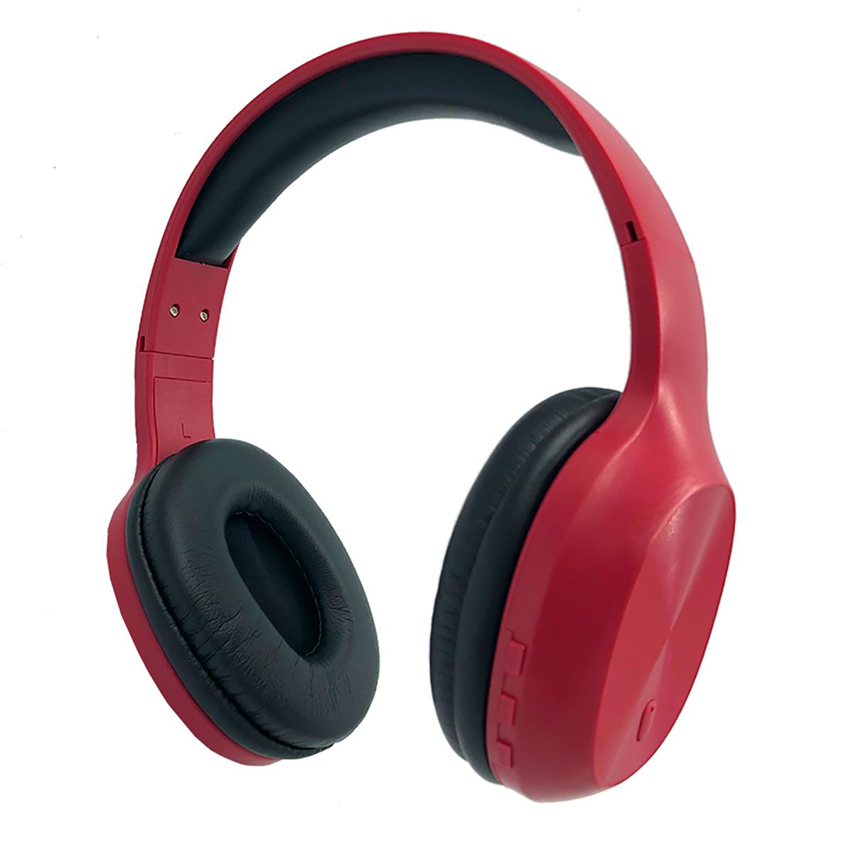 Photos - Headphones Digital Basics Digital Basics Air Maestro Bluetooth  - Air Maestro Bluetooth Headset- Red DB-BHOBTAM-RED-N
