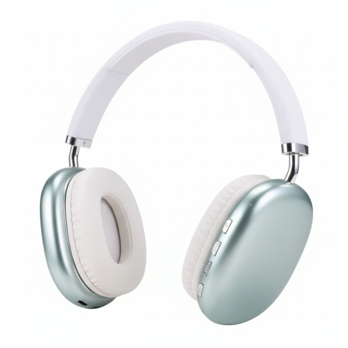 Cushioned Wireless Headphones  Green