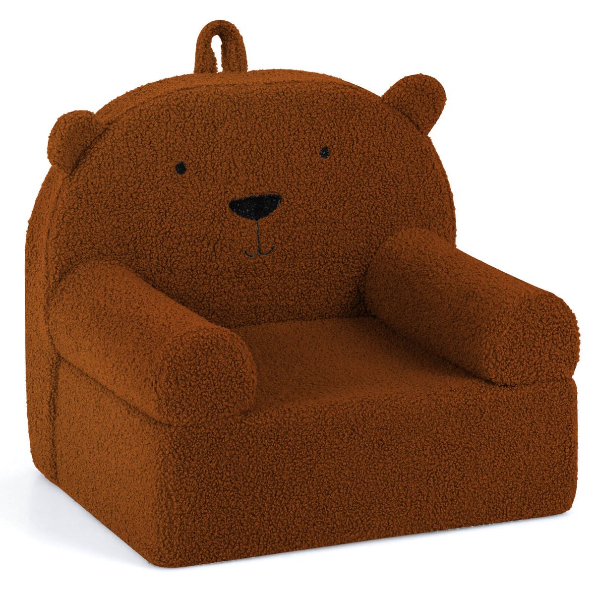 Photos - Kids Furniture Costway Kids' Bear Chair - Brown HCST13125 