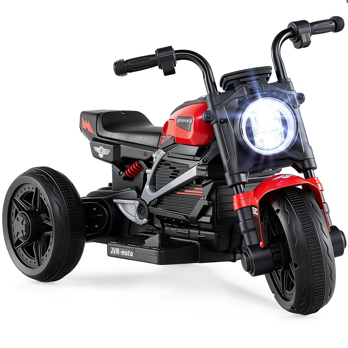 Photos - Kids Electric Ride-on Costway Kids' Ride-On Motorcycle - Red & Black HCST12266 