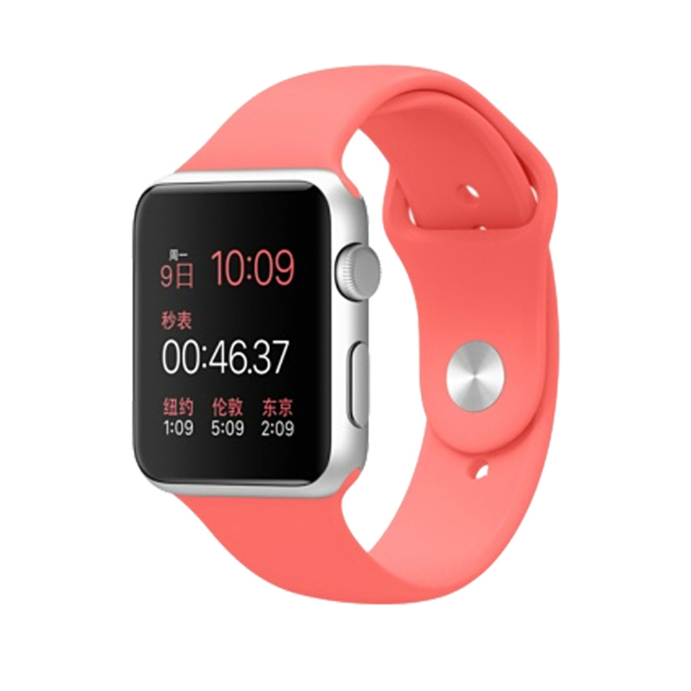 Waloo Silicone Band for Apple Watch - Silicone Band 42/44/45mm - Red