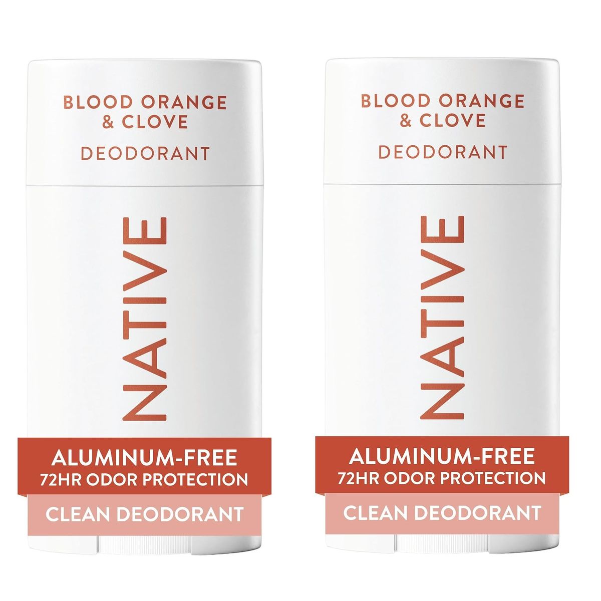 Photos - Deodorant Native Aluminum Free   - Blood Orange & Clove 812154033106-2 (2-Pack)
