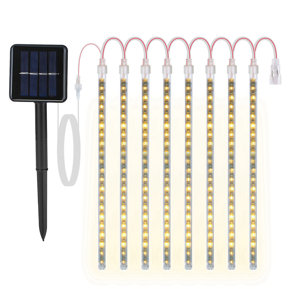 Photos - Floodlight / Street Light Solarek Solarek™ Raindrop String Lights - Warm White HGSOLARMETEORTUBESTRINGLIGHTGPCT2554(WARMWHITE)