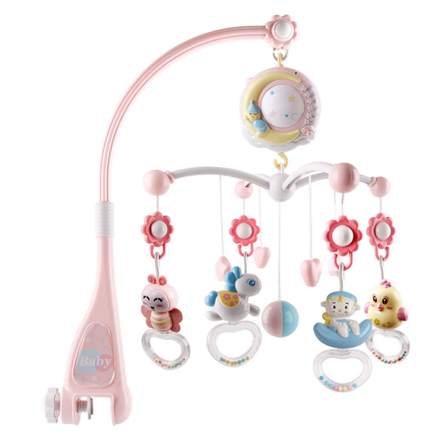 Photos - Kids Furniture BabyLuv BabyLuv® Rotating Mobile Nursery Light - BabyLuv Rotating Mobile Nursery Light PK HGNUSERYLULLABYTOYGPCT2888(PINK)