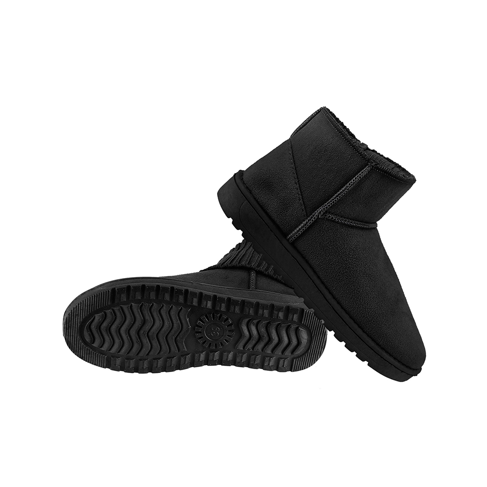 N'Polar Women's Mid-Calf Snow Boots  - N'Polar Womens Snow Boots Black 6