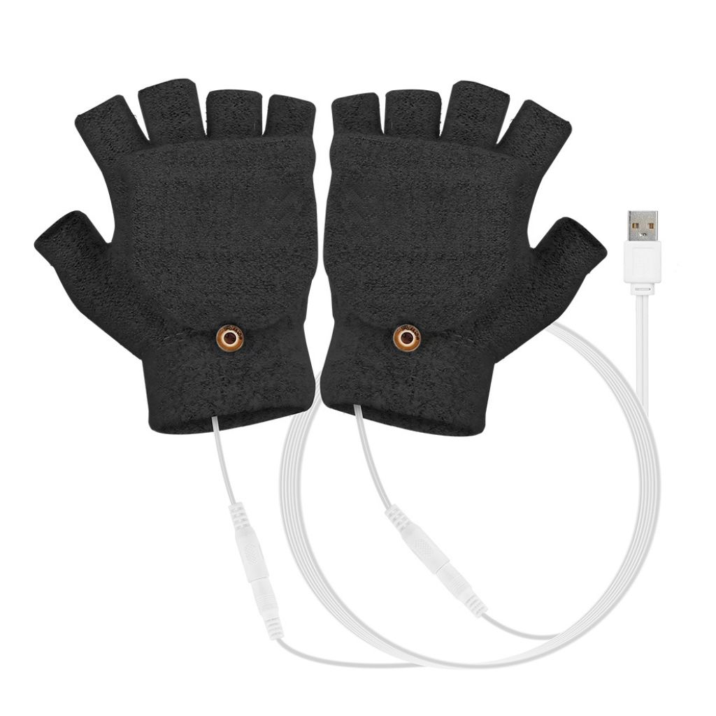 Photos - Winter Gloves & Mittens N'POLAR NPolar™ USB Wool Heated Gloves - Black HGHEATEDGLOVESGPCT32(BLACK)