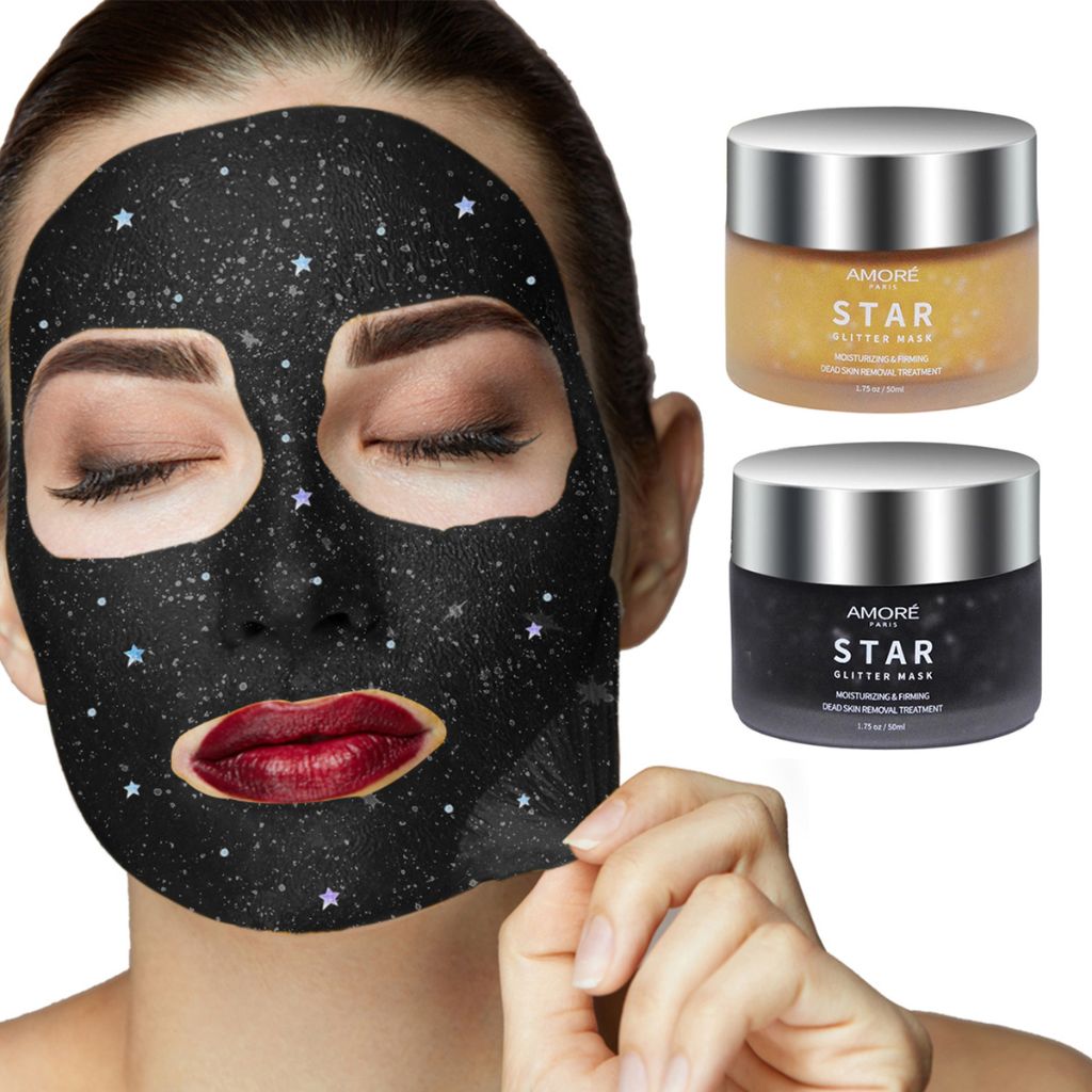 Photos - Facial Mask Amore Paris Amoré Paris™ Star Glitter Mask Moisturizing & Firming Treatmen