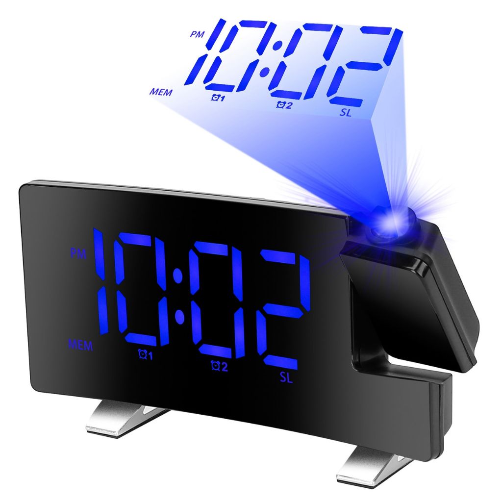 Photos - Radio / Table Clock iMounTEK ® Projection Alarm Clock - Blue HGPROJECTIONCLOCKGP (BLUE)