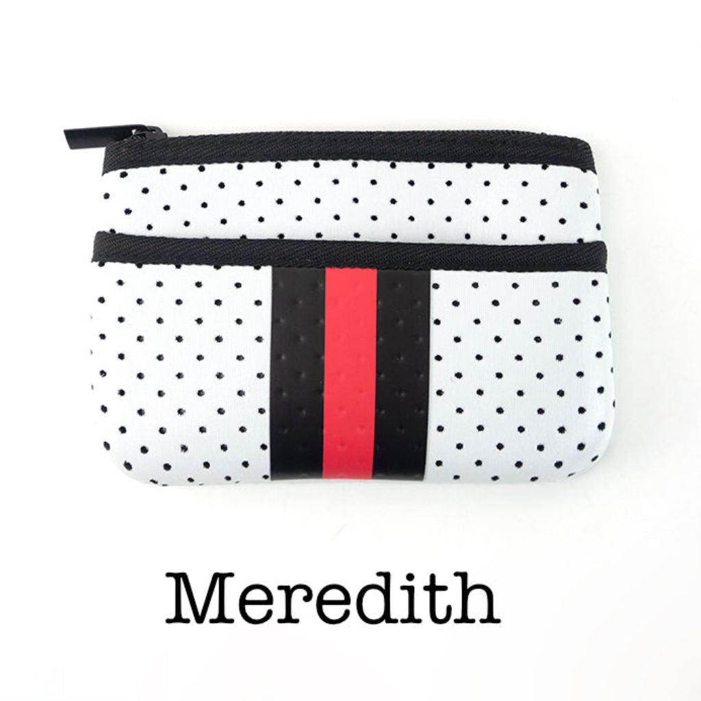 Neoprene Key Clutch Purse - Meredith
