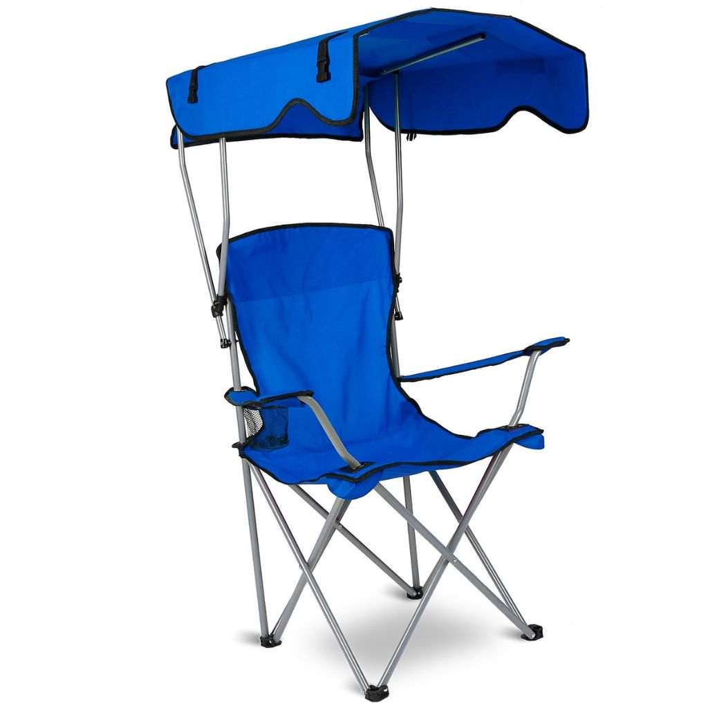 Photos - Garden Furniture LakeForest Foldable Beach Canopy Chair - Blue HGCANOPYCHAIRGPCT2870(BLUE)