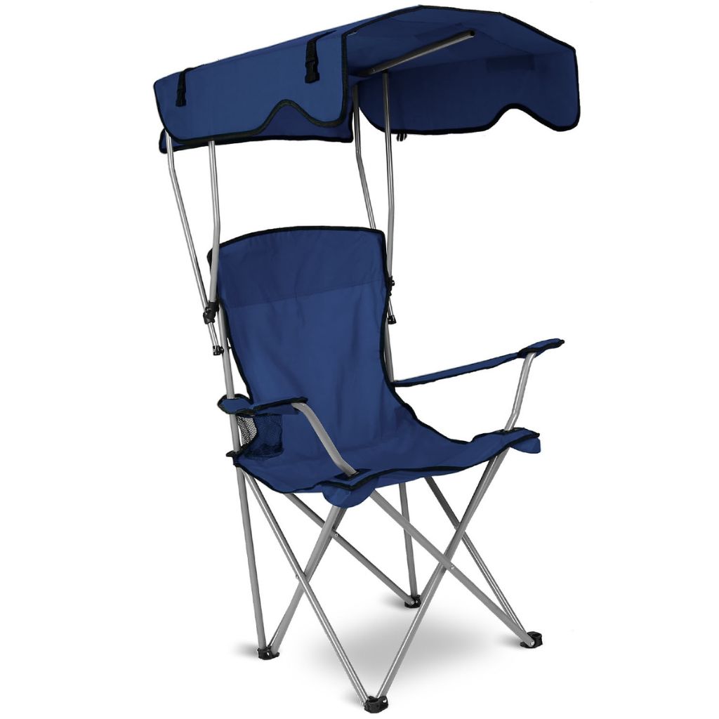 Photos - Garden Furniture LakeForest Foldable Beach Canopy Chair - Navy HGCANOPYCHAIRGPCT2(NAVYBLUE)
