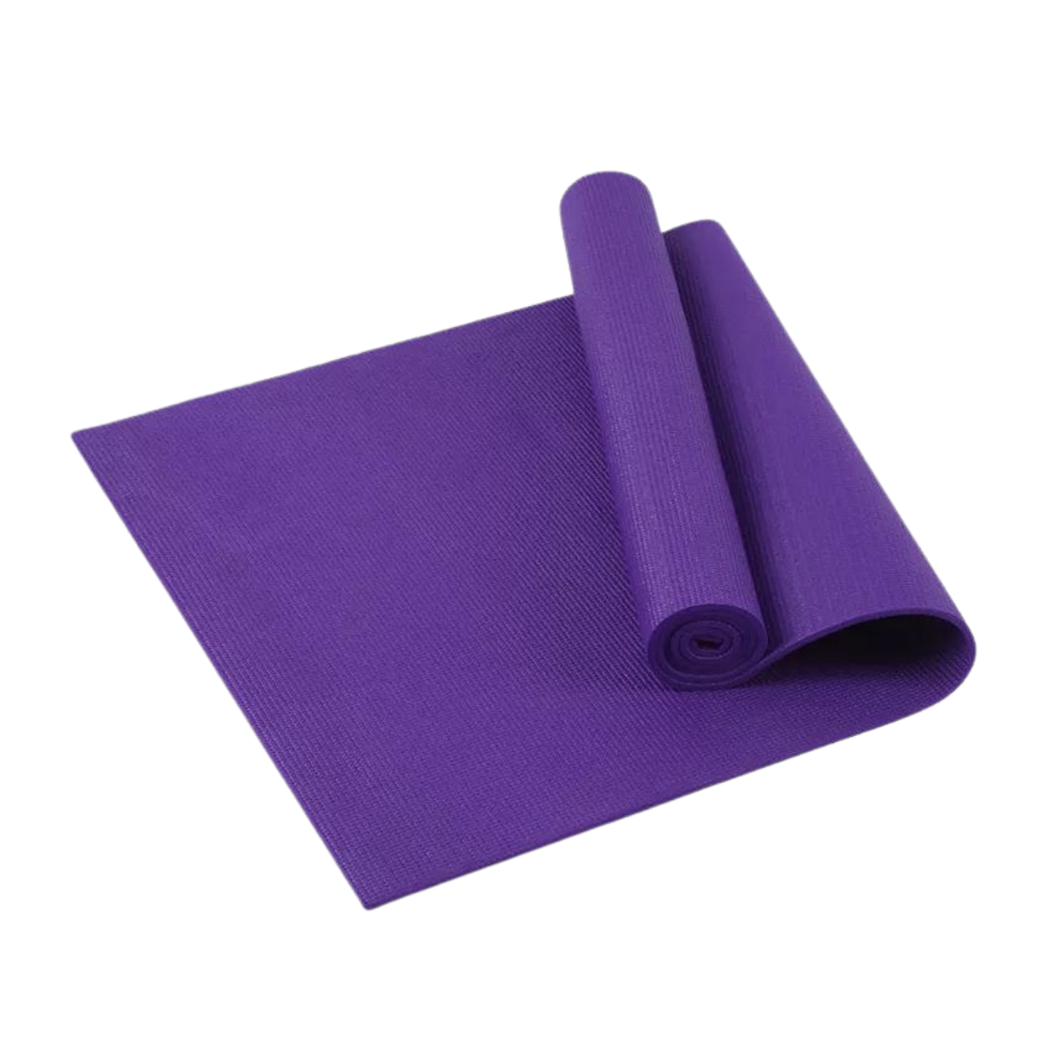 Yoga Mat with Carrying Straps - Purple