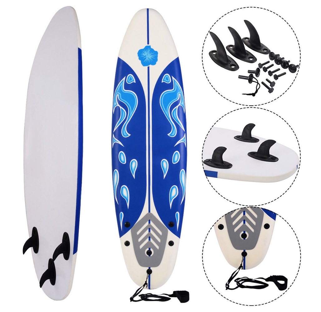 Foamie 6' Surfboard - White