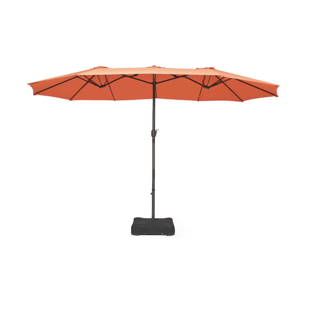 Photos - Parasol Goplus 15-Foot Double-Sided Patio Umbrella - 15 Ft Patio Umbrella Orange O