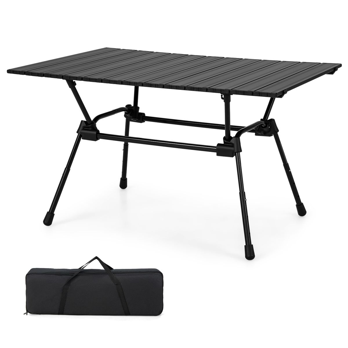 Photos - Outdoor Furniture Costway Heavy-Duty Aluminum Camping Table - Camping Table DK NP11146DK 