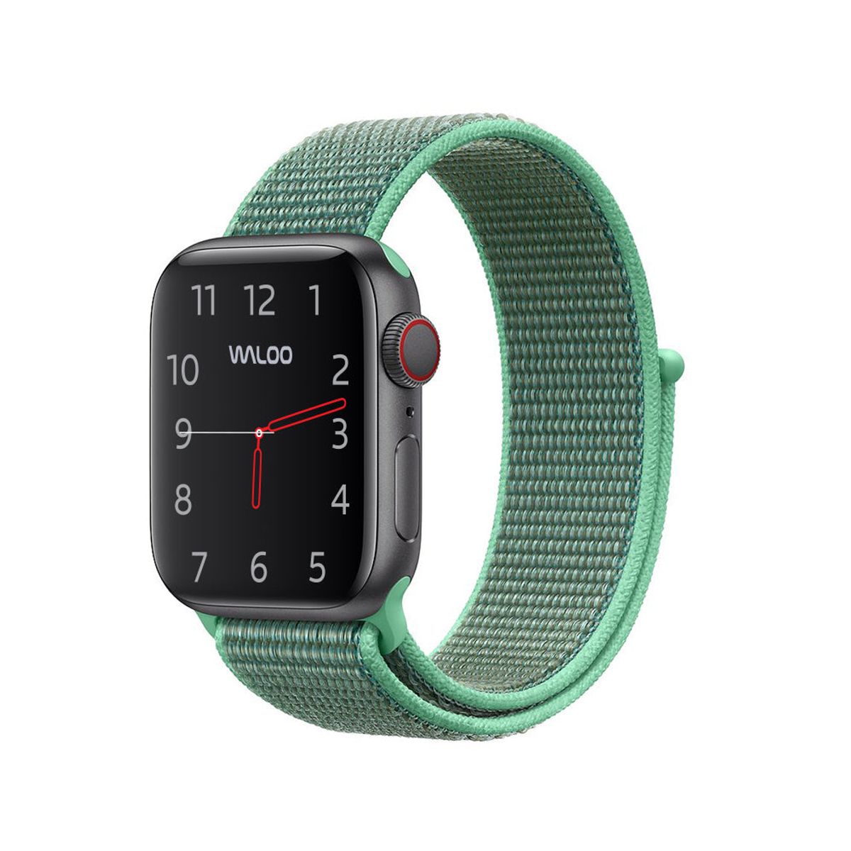 Photos - Watch Strap Waloo Products Woven Nylon Sport Loop Band for Apple Watch - 42/44/45mm /