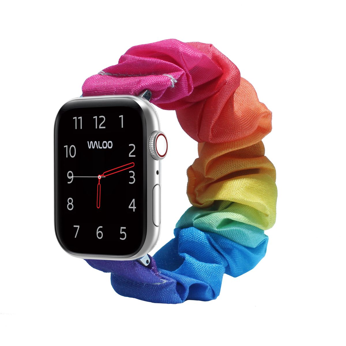 Waloo Elastic Scrunchie Band for Apple Watch Series 1-9 - 38/40/41mm / Tie Dye