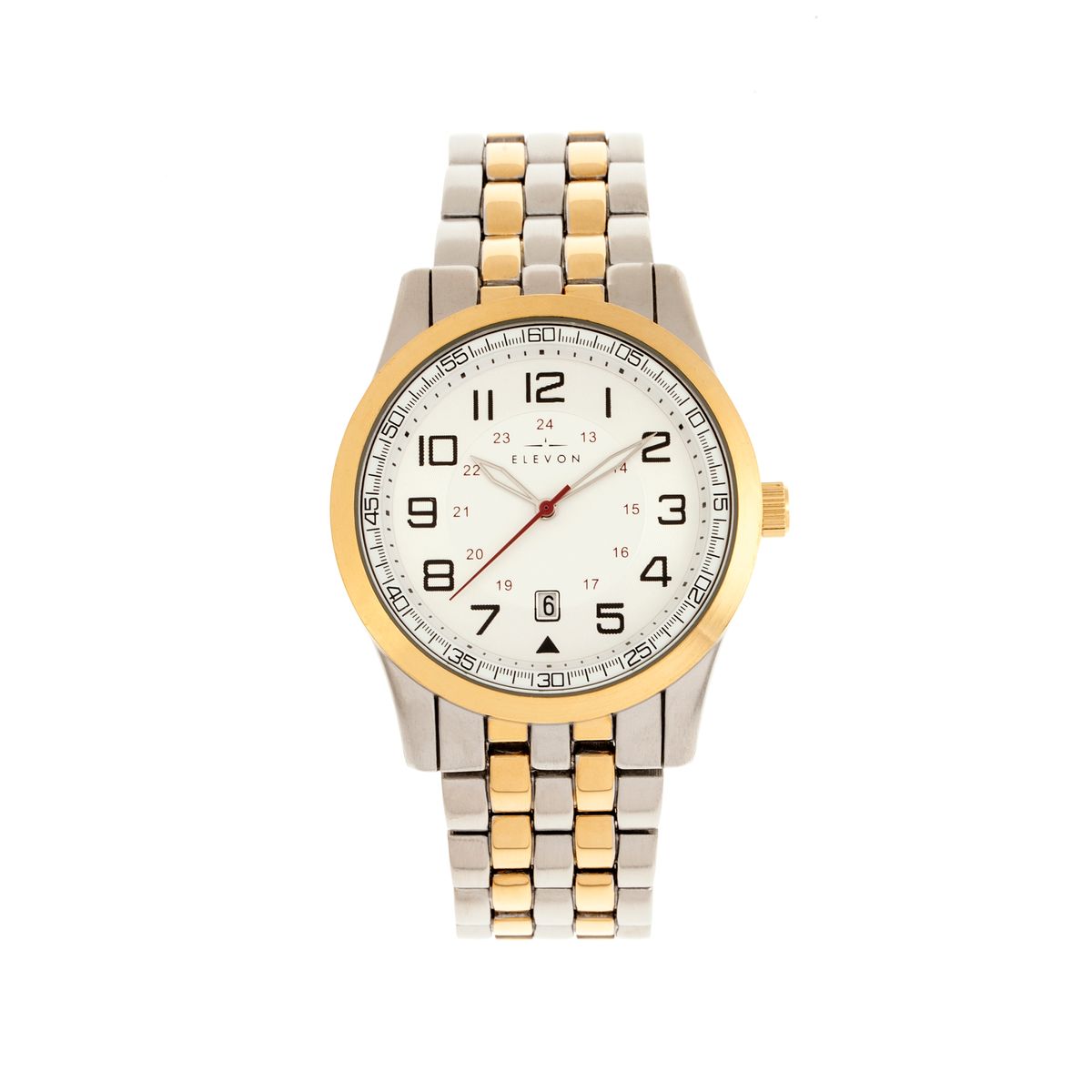 Elevon™ Men's Garrison Bracelet Watch with Date - Gold
