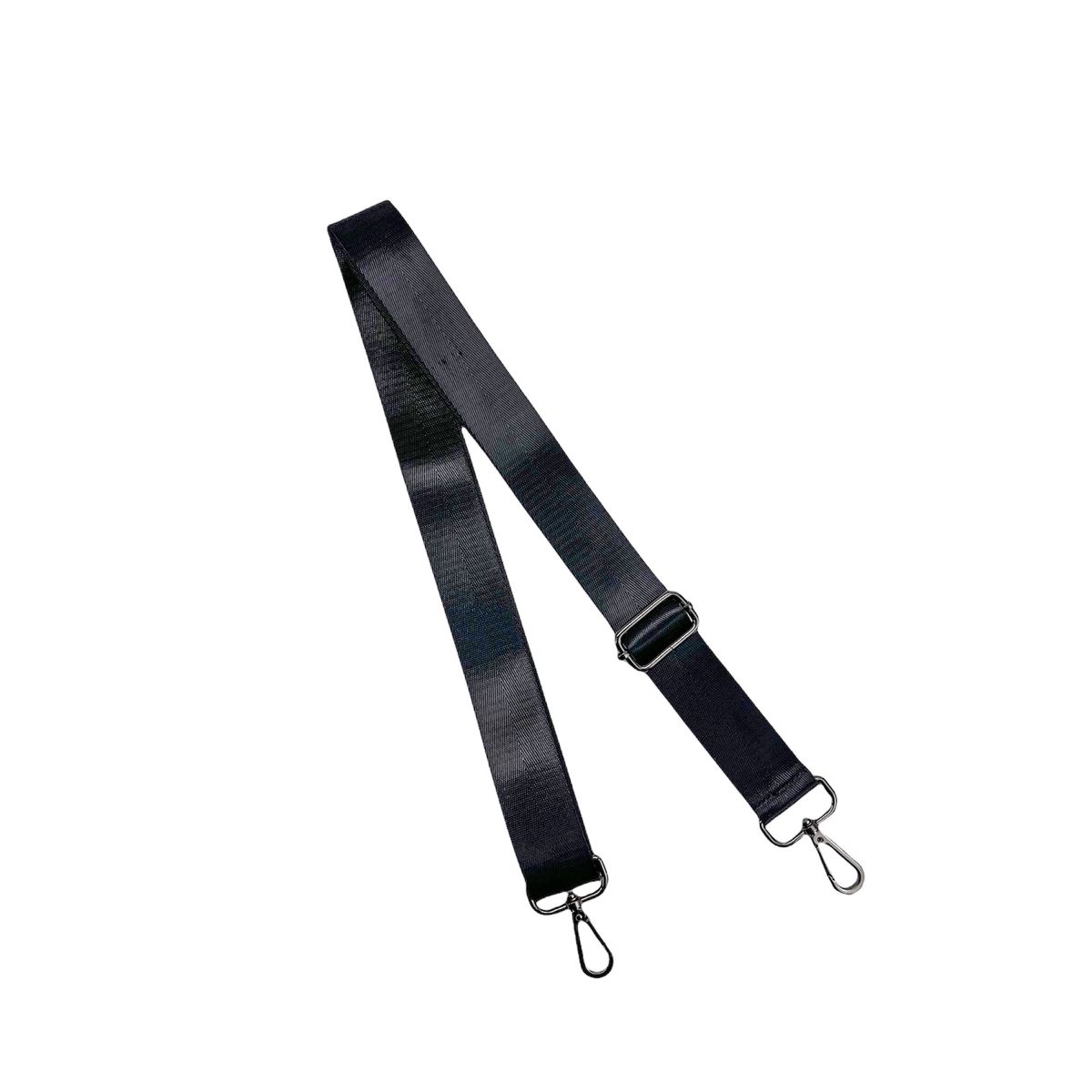 Adjustable Wide Purse Strap  - Black