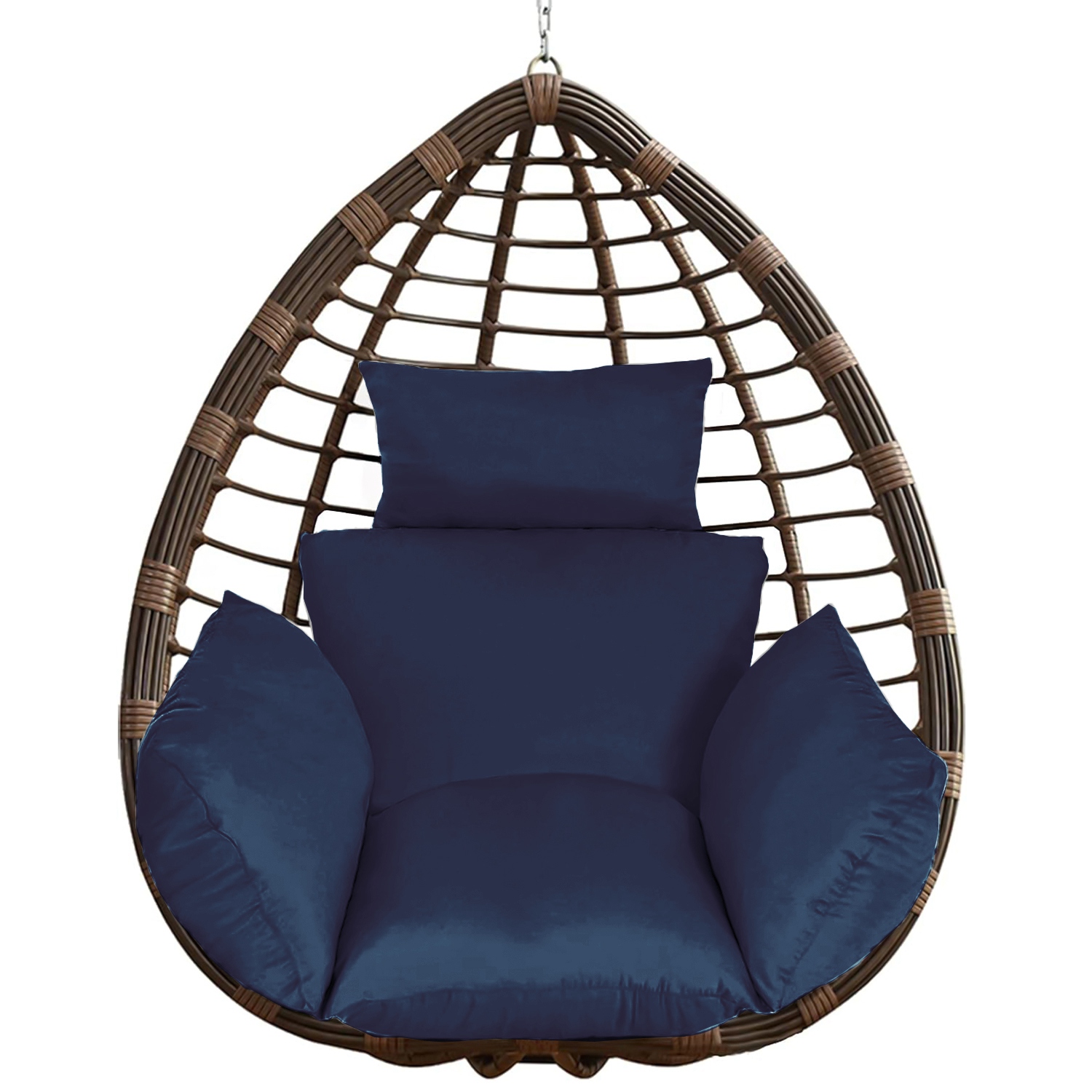 Photos - Chair New Home NewHome NewHome™ Hanging Basket  Cushion - NewHome Hanging Egg  Basket N HGEGGCHAIRPADGPCT4459 (NAVY)