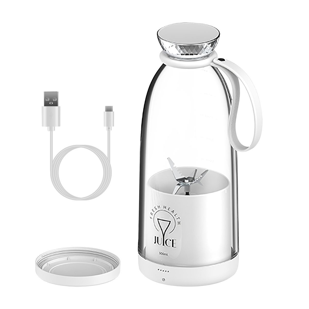 Photos - Other Kitchen Appliances iMounTEK Portable 17-Ounce Blender - Portable Fruit Blender White HGMINIBLENDERGPCT4141 (WHITE)
