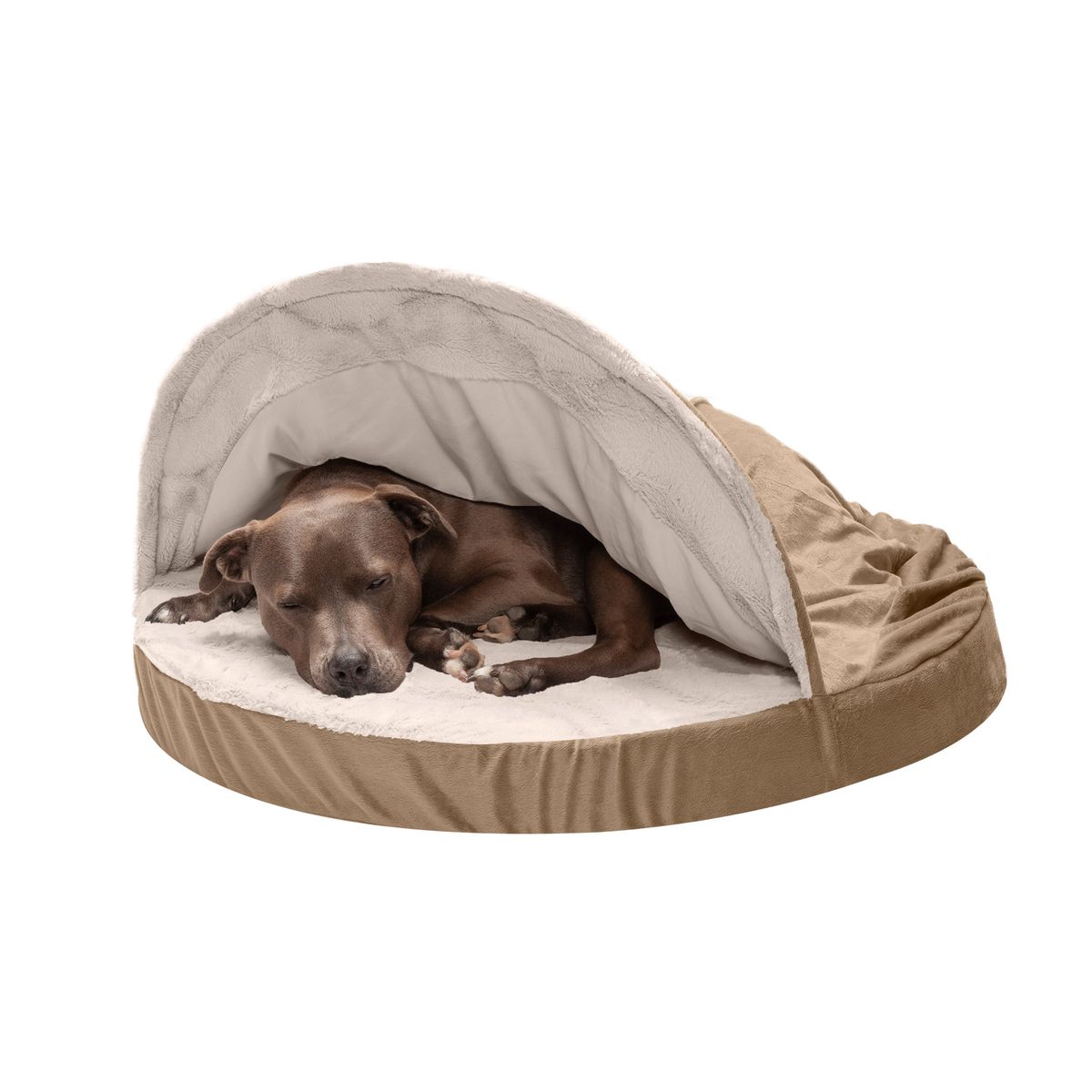 Photos - Bed & Furniture Furhaven Pet Products FurHaven® Snuggery Burrow Dog Bed - Orthopedic Foam