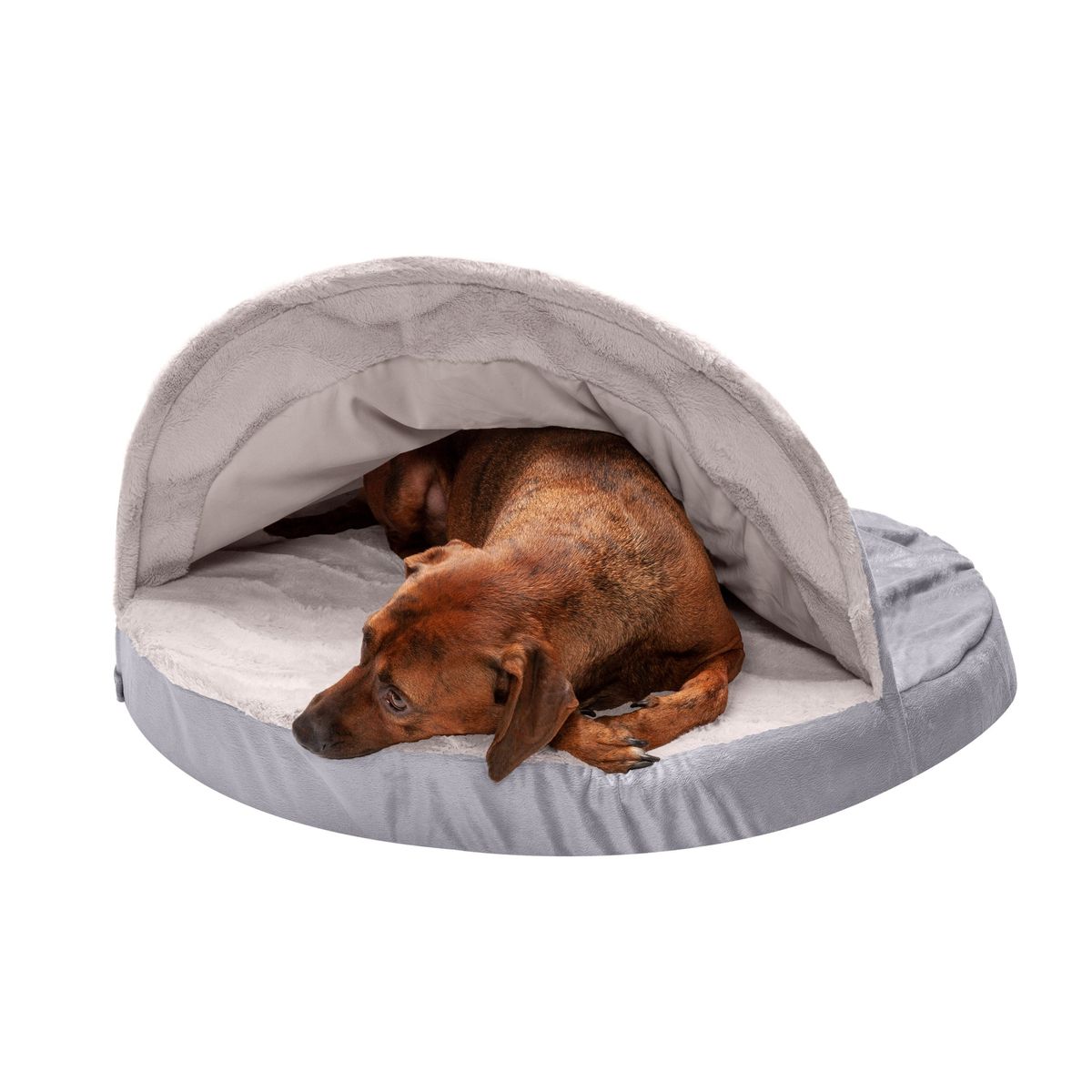 Photos - Dog Bed / Basket Furhaven Pet Products FurHaven® Snuggery Burrow Dog Bed - Memory Foam / 35