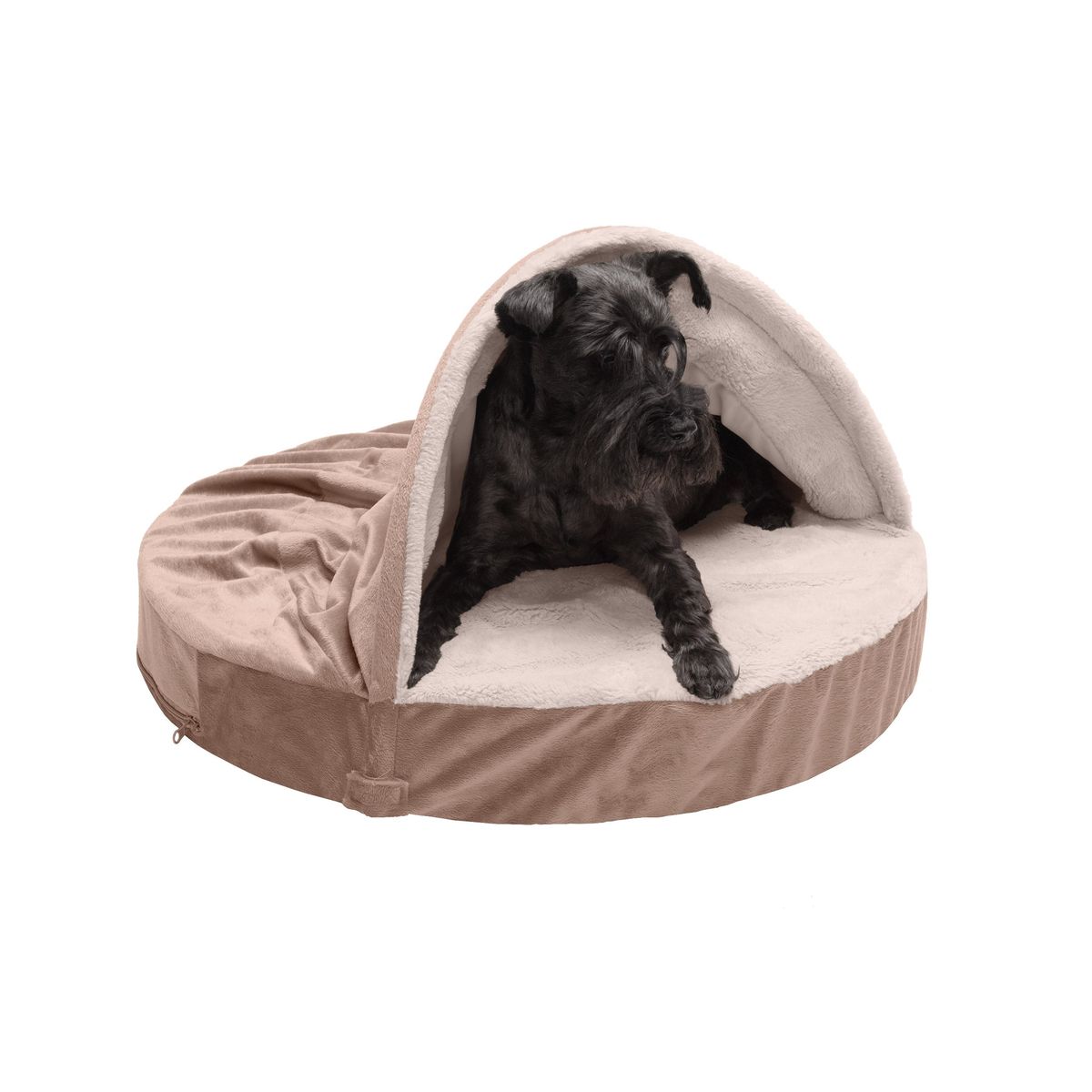 Photos - Dog Bed / Basket Furhaven Pet Products FurHaven® Snuggery Burrow Dog Bed - Cooling Gel Foam