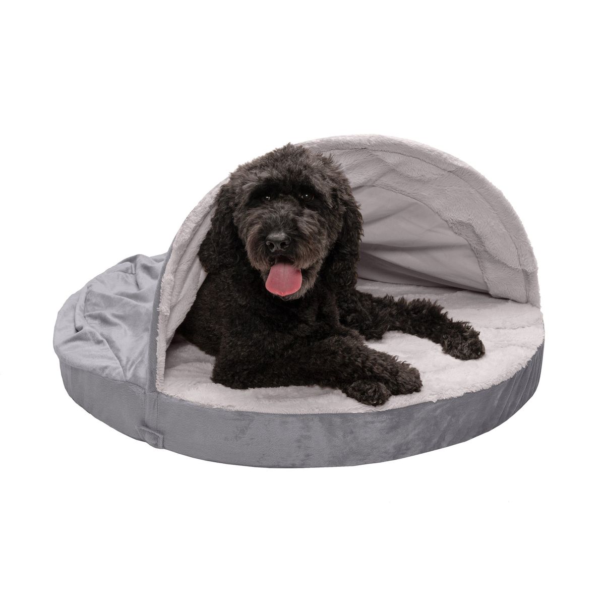 Photos - Bed & Furniture Furhaven Pet Products FurHaven® Snuggery Burrow Dog Bed - Cooling Gel Foam