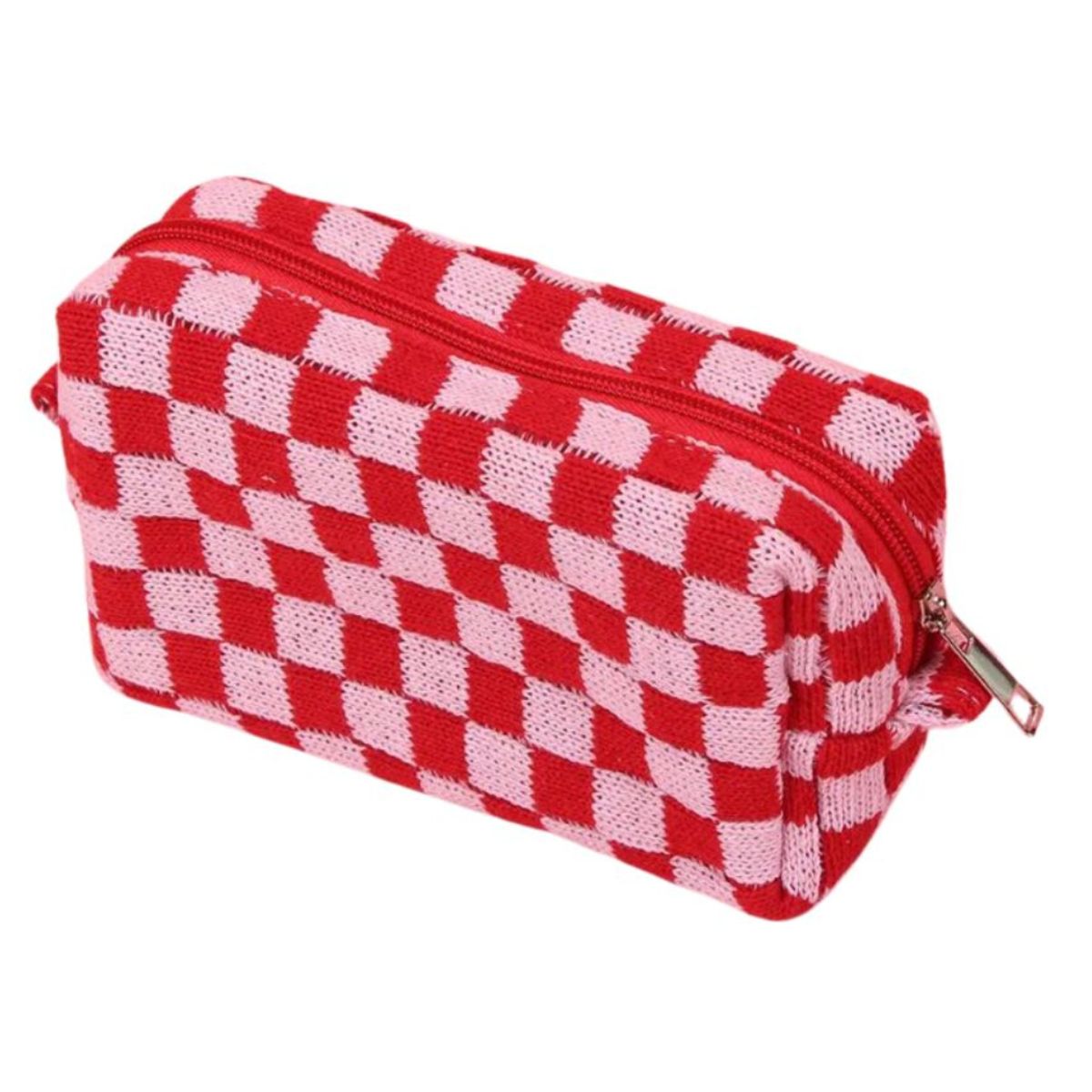 Photos - Cosmetic Bag The Gold Cactus Checkerboard Bag  - Red 01019007(7 Colors)