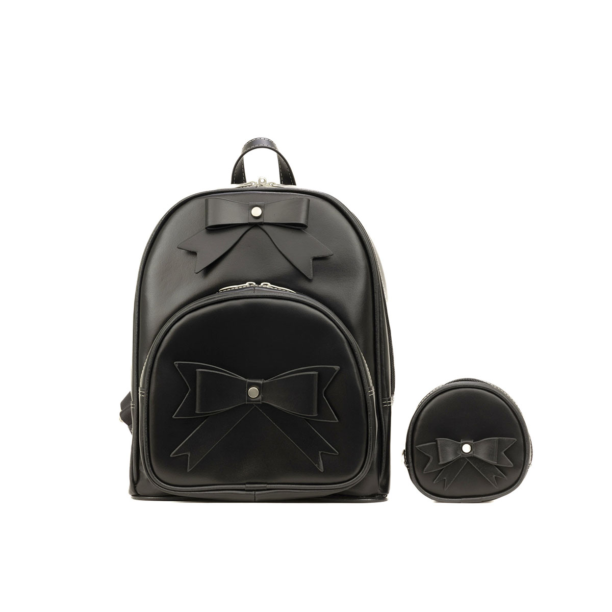 Photos - Backpack McKleinUSA McKleinUSA® Arches Leather Mini  with Bow - ARCHES Leat