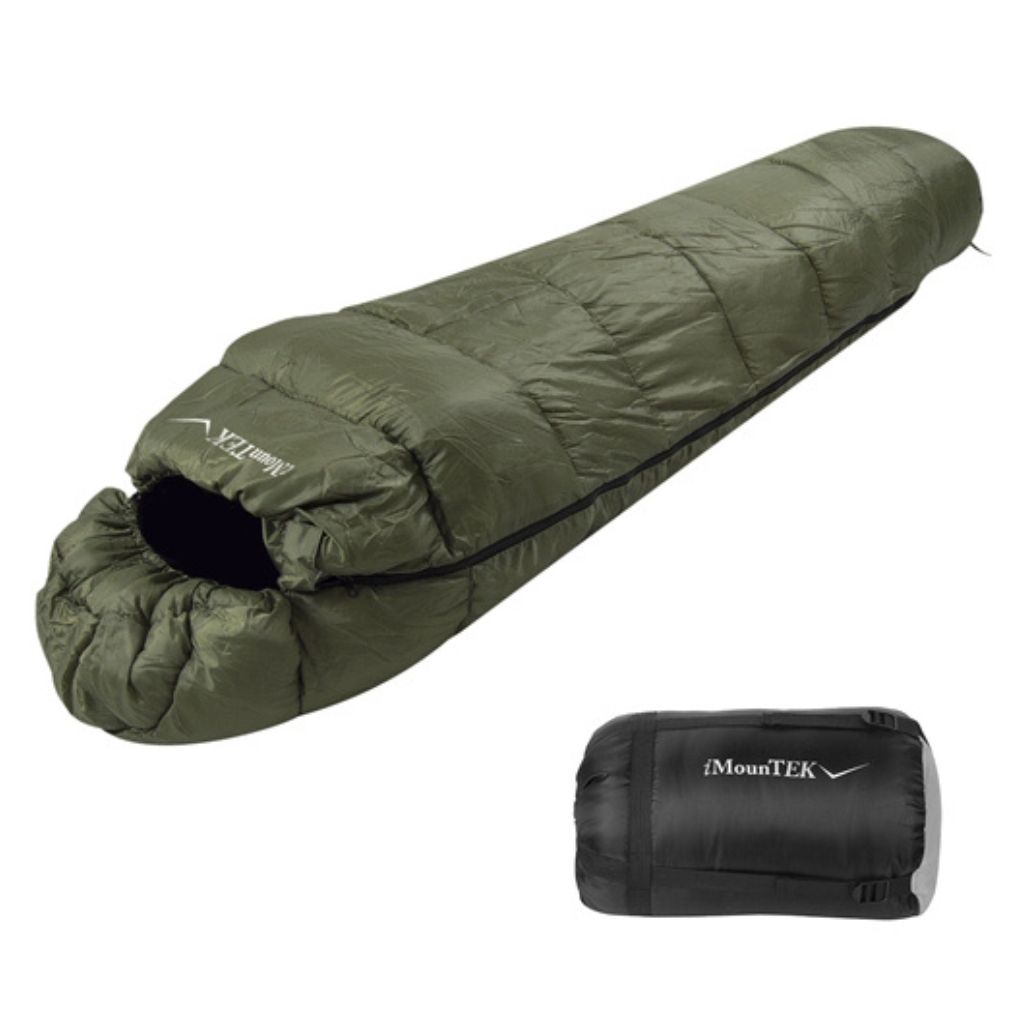 Photos - Sleeping Bag iMounTEK Mummy  - Olive Green HGCAMPINGSLEEPBAGGPC (OLIVEGREEN)