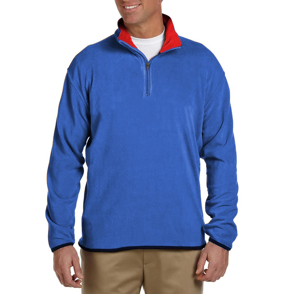 Men's Polar Fleece Quarter Zip Pullover (1- to 3-Pack) - MPF-222106 / RY-2XL